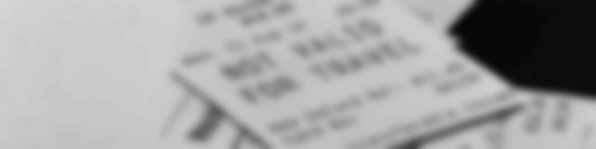 Pile of receipts one says not valid for travel